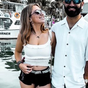 Urban Outfitters Ruffled Tank Top